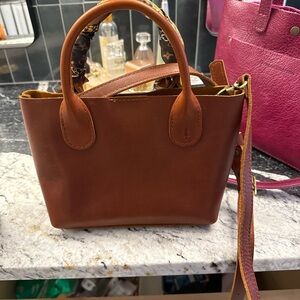 Brown Leather Handbag